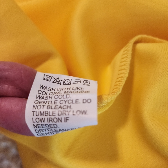 Women's Sunshine Yellow Double-Breasted Open Front Blazer Unlined 1X Brights - Picture 9 of 11